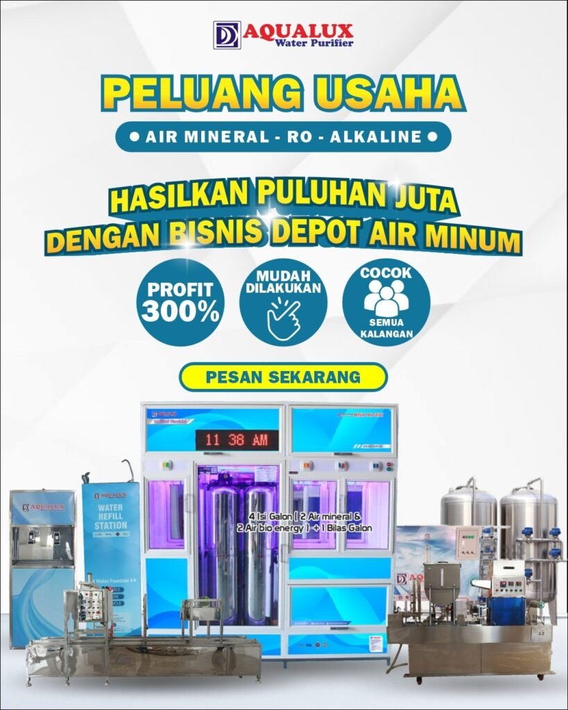 usaha depot air minum aqualux